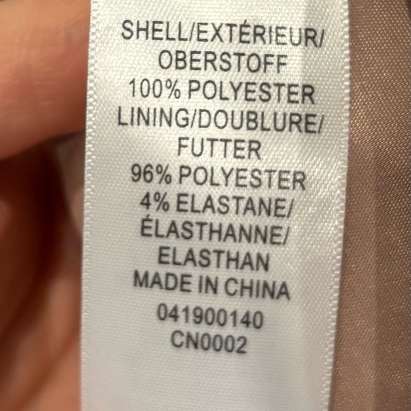 Adrianna Papel Gunmetal Sequin Paisley Pattern Chiffon Shift Dress Sz 14 - Picture 11 of 11